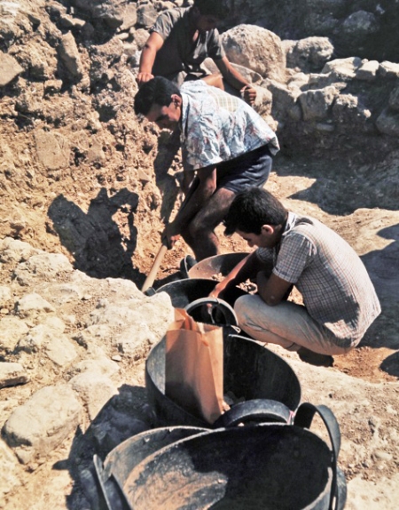 Ανασκαφή στη Σκάνδεια, 1963-65