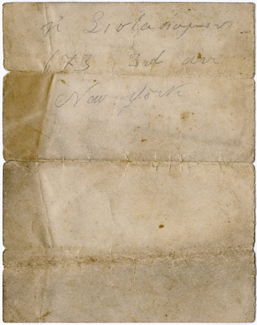 Επιστολή Βαλέριου Φατσέα προς τον Παναγιώτη Φατσέα, Νέα Υόρκη 191_ (σελ. 4)